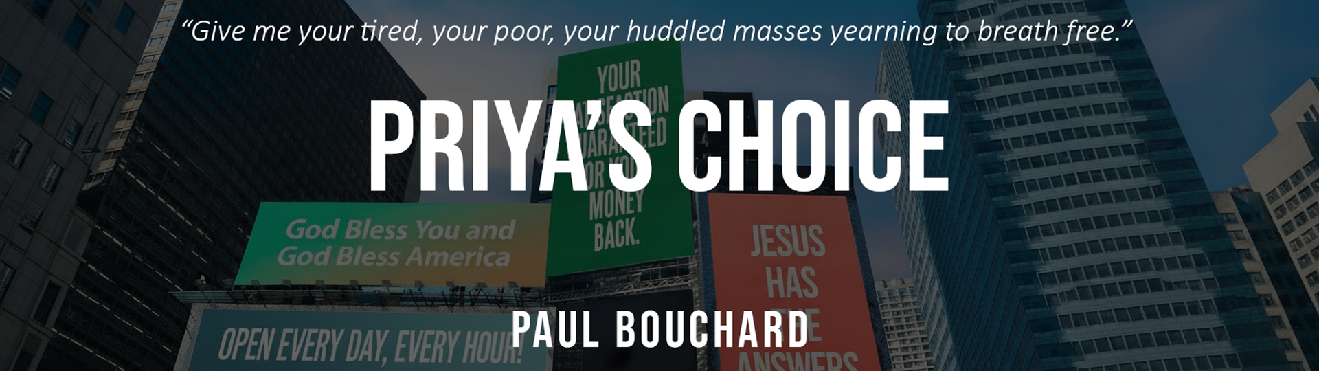 Author Paul Bouchard